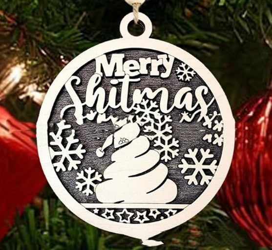 Humorous Christmas Tree Hanging Ornaments