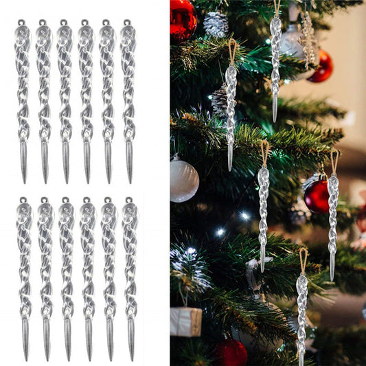 12 Creative Icicle Christmas Ornaments Hanging Ornaments