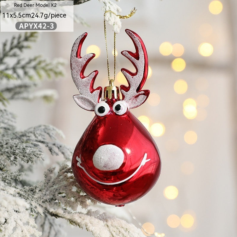 Decorative Ornaments Christmas Tree Ornaments Plastic